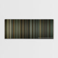 Downfall color palette canvas print: thousands of thin vertical stripes of color