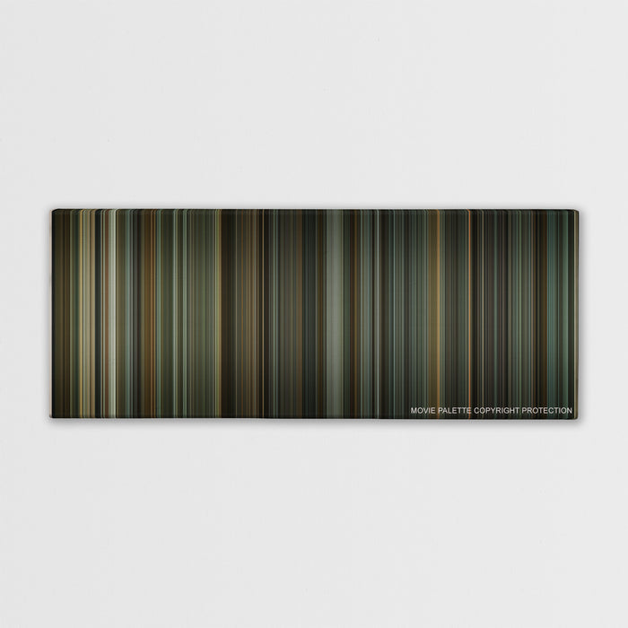 Downfall color palette canvas print: thousands of thin vertical stripes of color