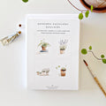 Emily Lex Studios: Potted Plants Paintable Notecards