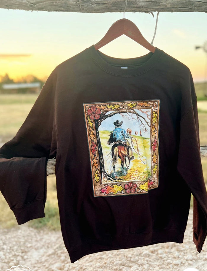 Fall Working Cowboy Sweatshirt