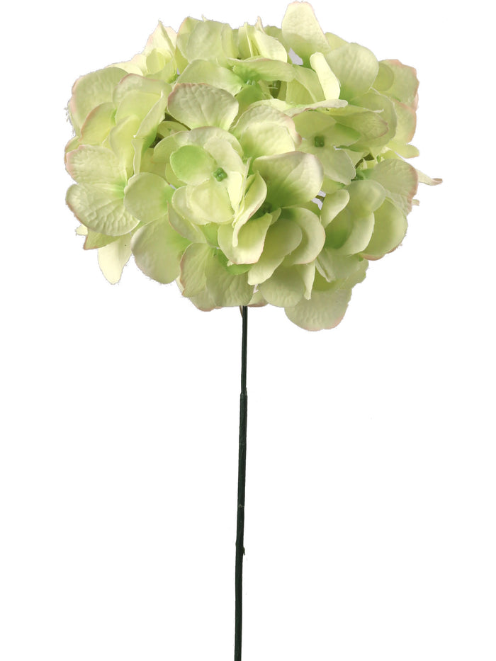 Faux Fake Hydrangea Flower Pick - 7"