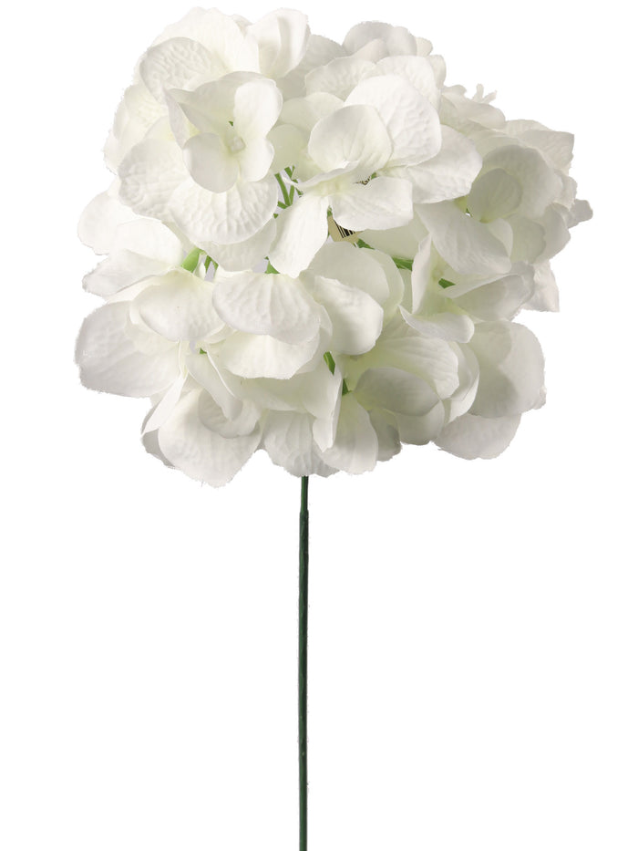 Faux Fake Hydrangea Flower Pick - 7"