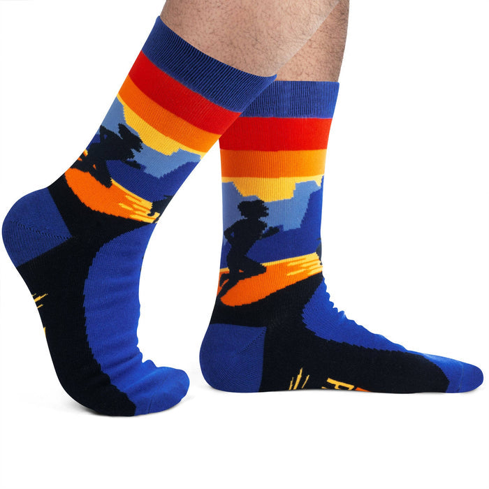 Find Your Happy Pace (Running) Socks - Pine & Moss