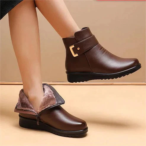 Fleece Lined Winter Shoes for Women – Cozy & Non-Slip Design
