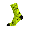 Fluo Doodle Crew Socks