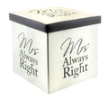 Fold Up Storage Box - Mrs Right