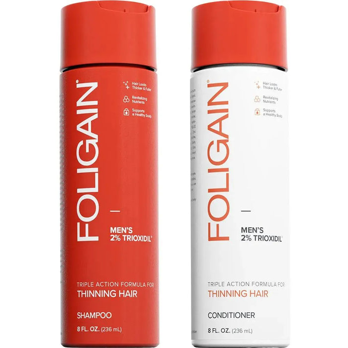 Foligain hair loss shampoo + conditioner men (236 ml) - Hairgivers