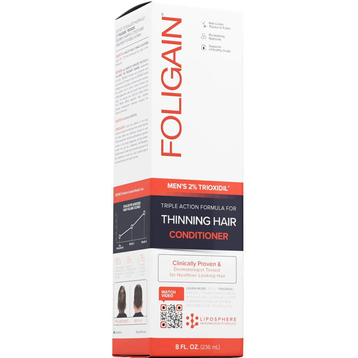 Foligain hair loss shampoo + conditioner men (236 ml) - Hairgivers