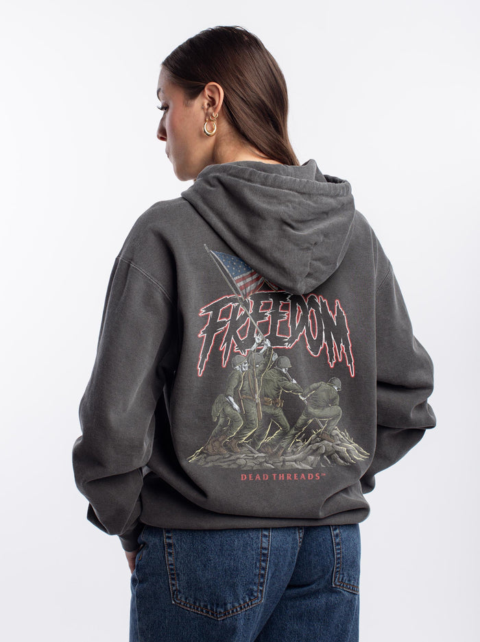 FREEDOM v1 - “DT ESSENTIAL" HOODIE – Hoodie – Dead Threads Apparel
