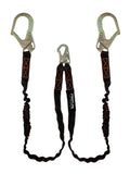 Frontline LIS62R Combat™ Twin Leg 6' Rebar Hook Lanyard with Internal Shock Absorber