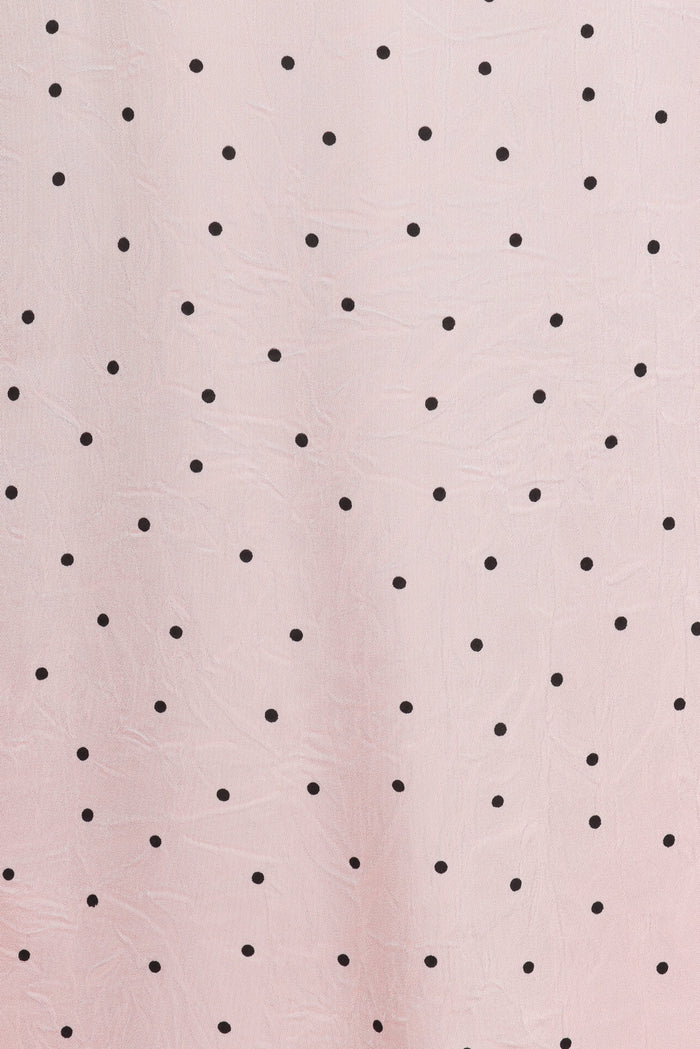 Petal and Pup USA DRESSES Gabrielle Mini Dress - Pink Polka Dot