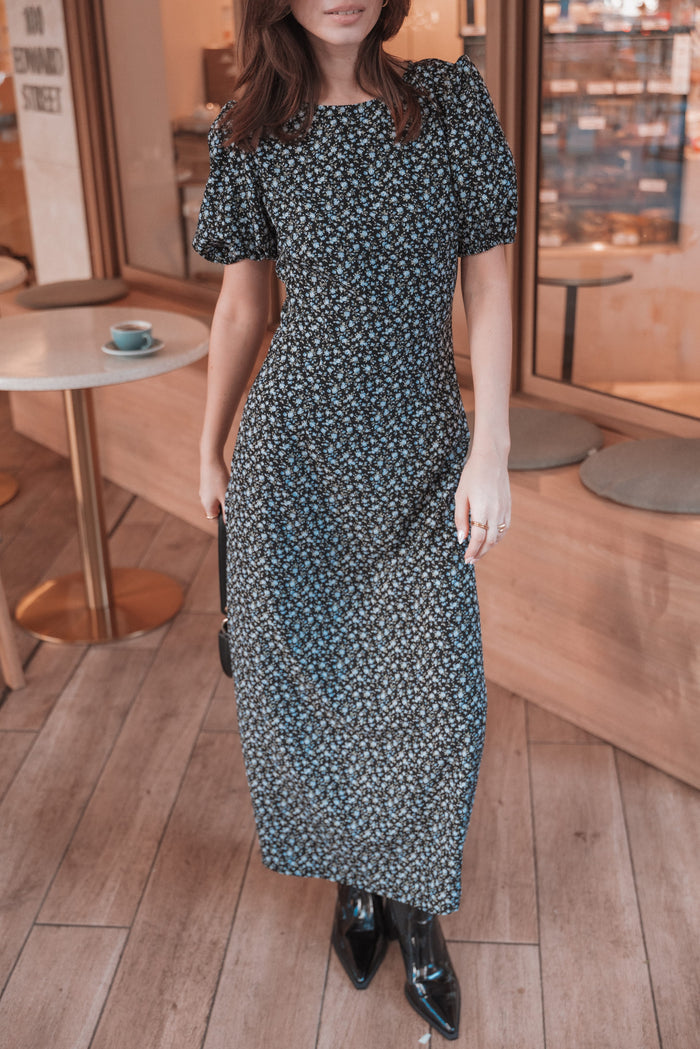 DRESSES Gemima Maxi Dress - Black Ditsy Floral