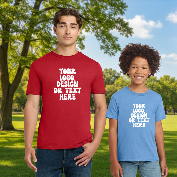 Gildan Unisex Light Cotton T-Shirt - Add Your Text, Design or Logo