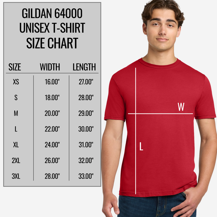 Gildan Unisex Light Cotton T-Shirt - Add Your Text, Design or Logo