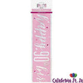 Glitzy Blue - Banner -  90th Birthday