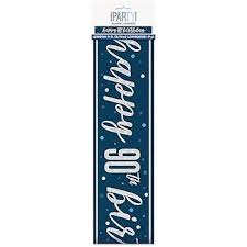 Glitzy 90th Birthday Banner