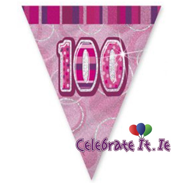 Glitzy Blue - Bunting - 100