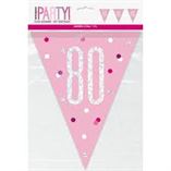 Glitzy Pink - Bunting - 80