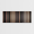 Hachi: A Dog's Tale color palette canvas print: thousands of thin vertical stripes of color