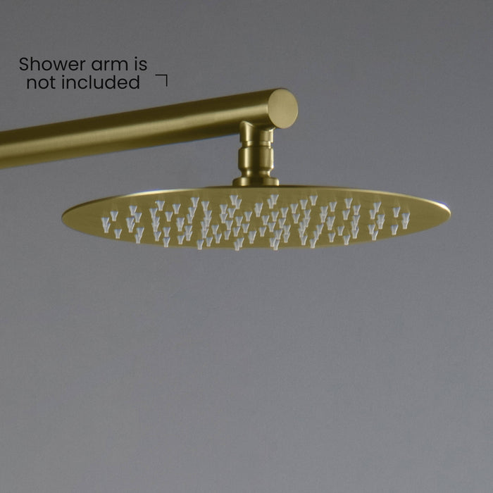 Halo 10" Metal Rain Shower Head 2mm Ultra Thin Profile  - RS100