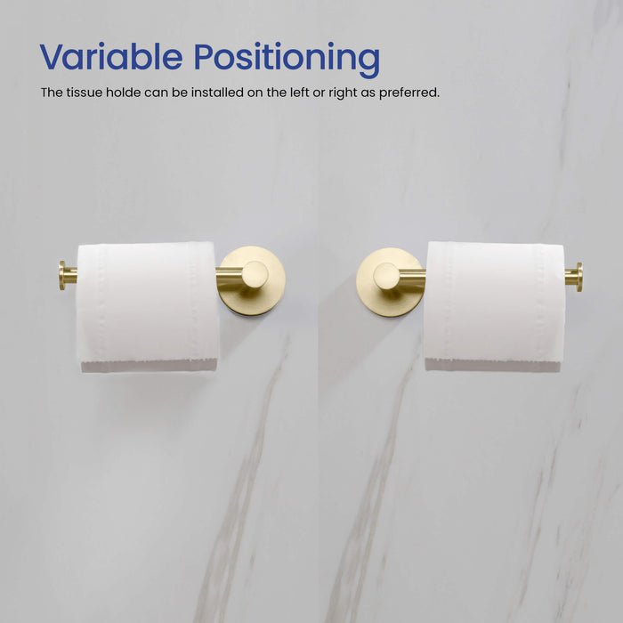 Halo 5-Piece Bathroom Hardware Set - C-CBA14-5-1