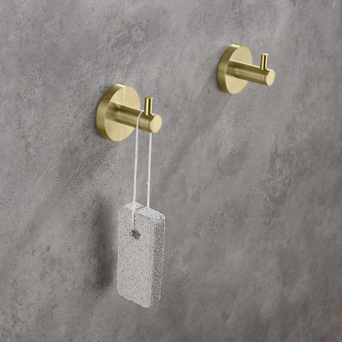 Halo Bathroom Towel & Robe Hook 3 Count - CBA-1401 - 3PC