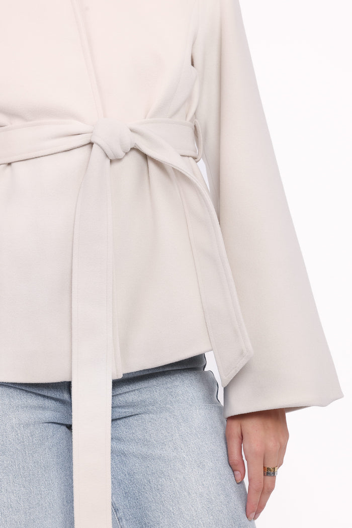 Petal and Pup USA OUTERWEAR Halston Coat - Cream