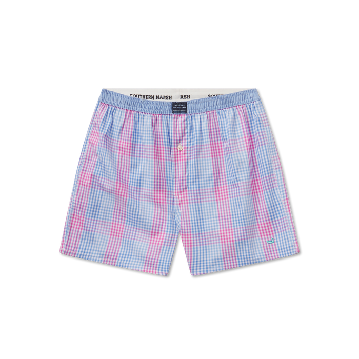 Lilac and Pink Gingham | Hanover Gingham Boxer