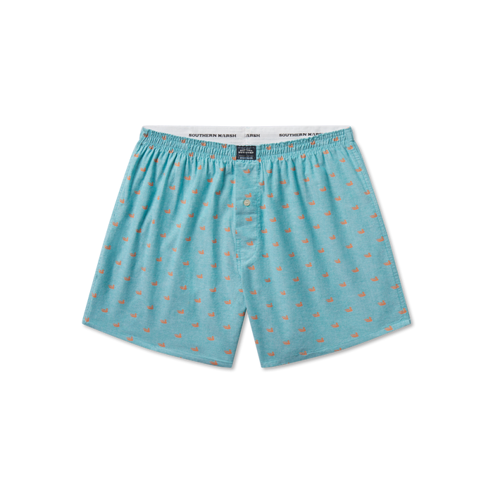 Jockey Green with Melon Ducks / Extra Small