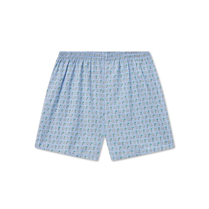 Light Blue with mint julep | Hanover Pastimes Boxer | Back