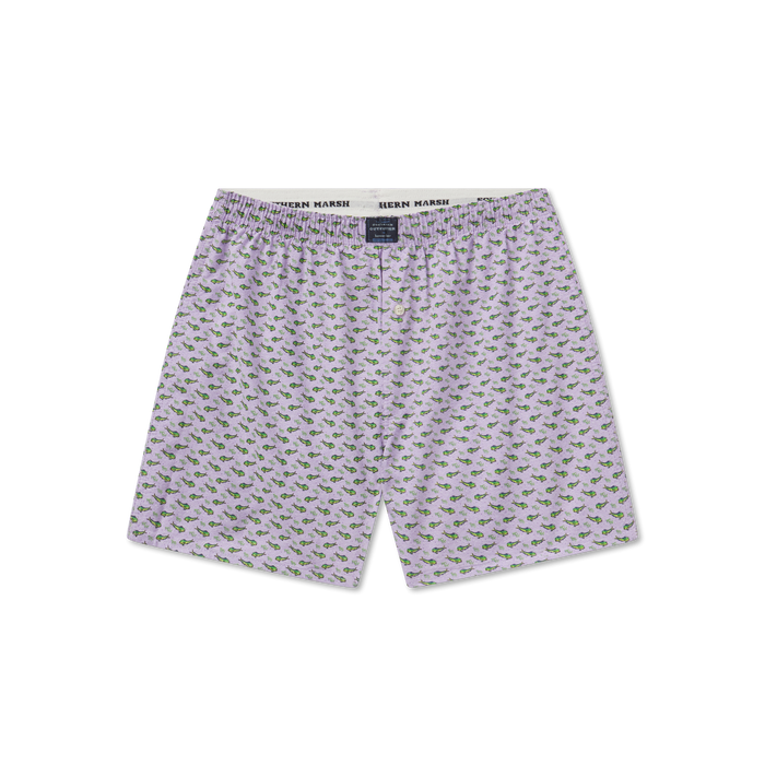 Wharf purple with dolphin / Extra Small