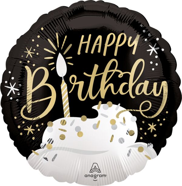 Black Foil Balloon 2