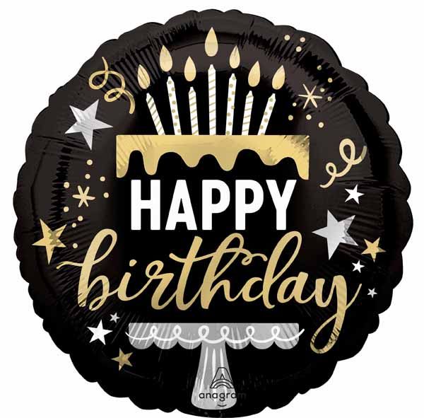 Black Foil Balloon 3