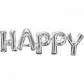 Happy Birthday Shape Balloons- Air-filled