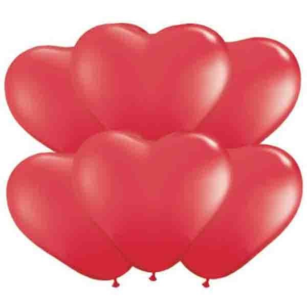 I Love You(red/white hearts) (pack of 6)