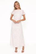 Petal and Pup USA DRESSES Henna Maxi Dress - Ivory