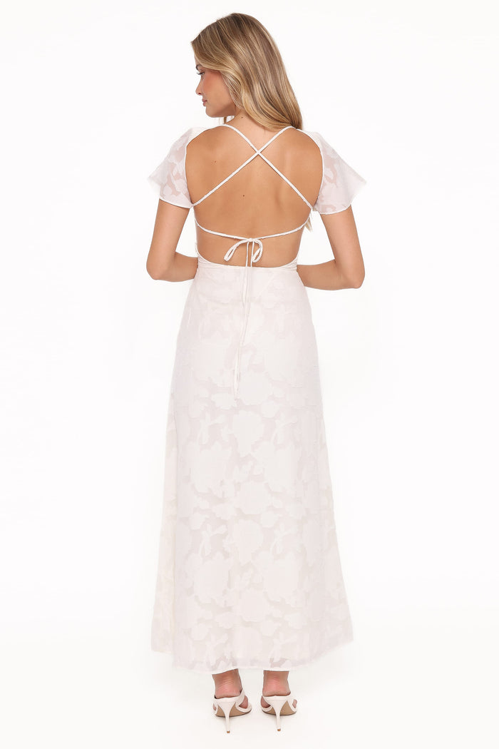 Petal and Pup USA DRESSES Henna Maxi Dress - Ivory