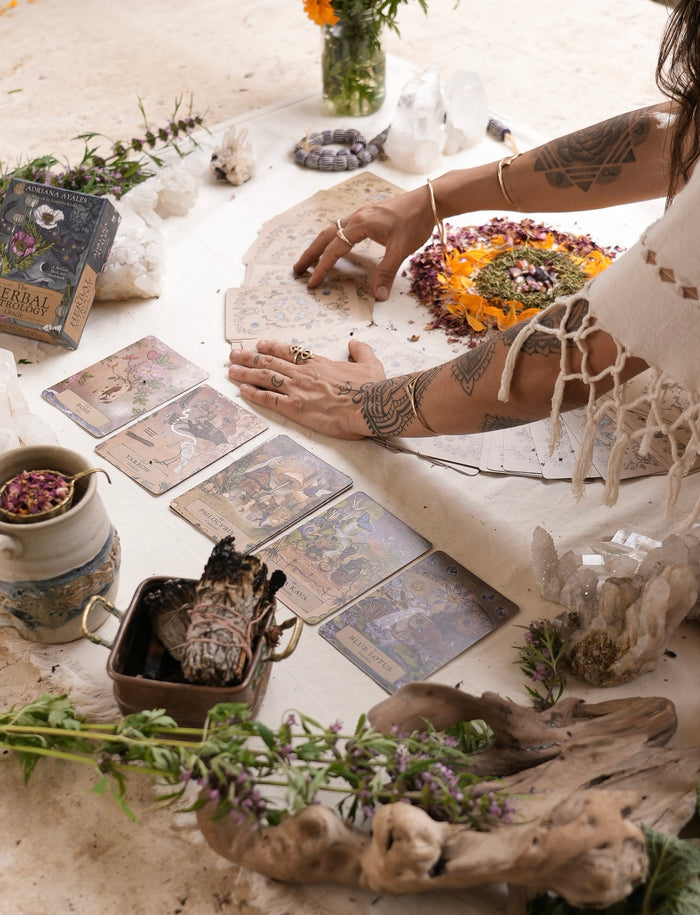 HERBAL ASTROLOGY Oracle | 55-Card Deck + Guidebook