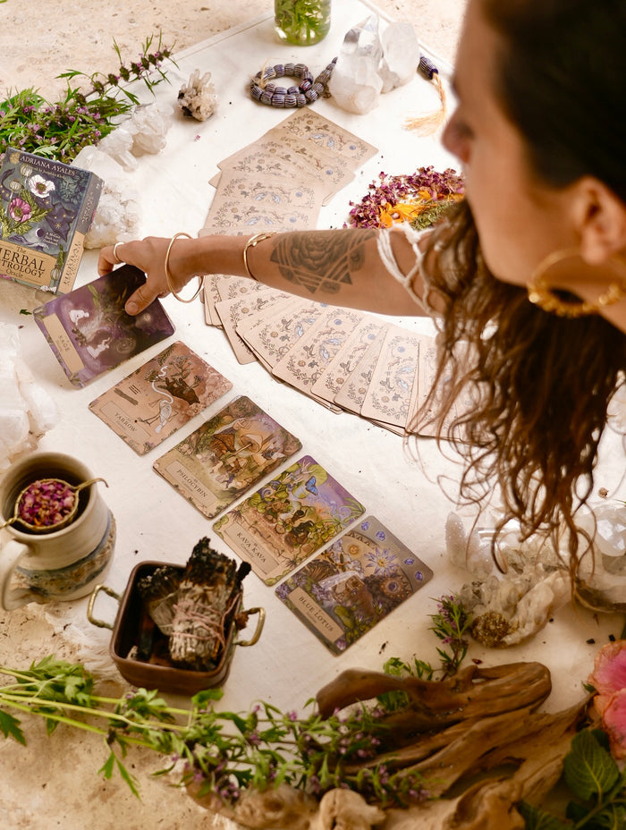 HERBAL ASTROLOGY Oracle | 55-Card Deck + Guidebook