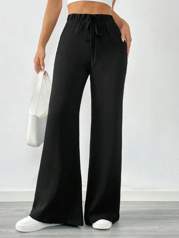 HIGH-WAISTED FLARED TROUSER