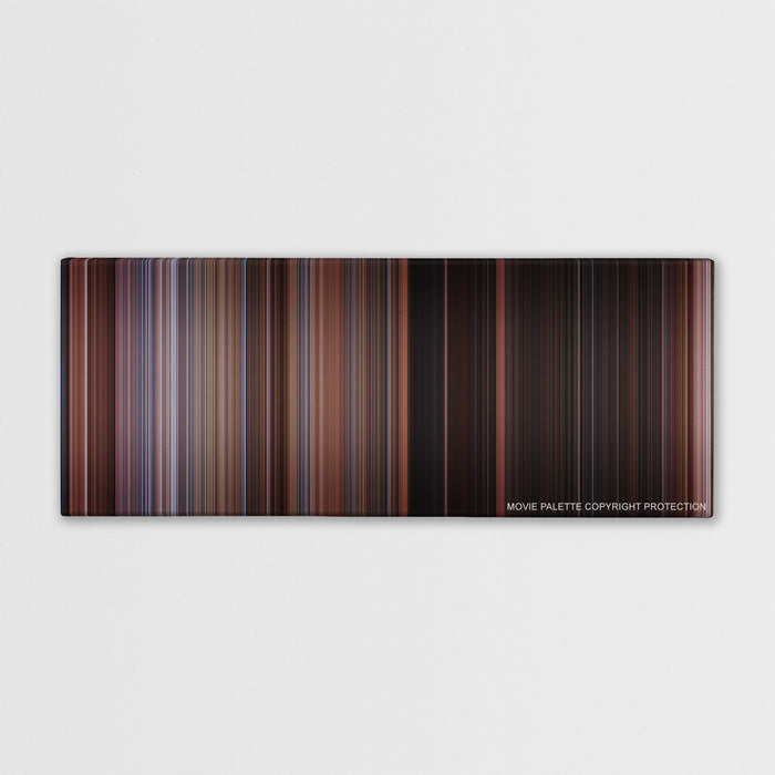 Home Alone 2: Lost in New York color palette canvas print: thousands of thin vertical stripes of color