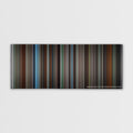 Insomnia color palette canvas print: thousands of thin vertical stripes of color