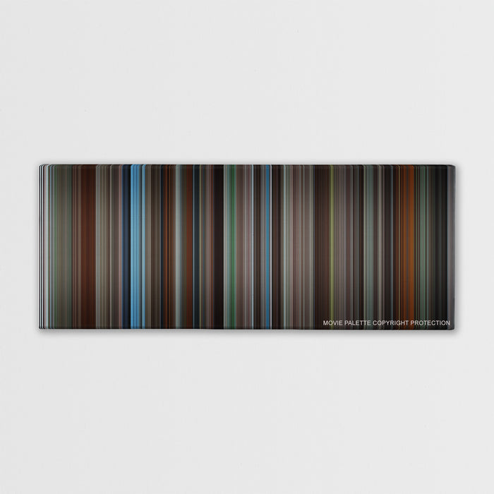 Insomnia color palette canvas print: thousands of thin vertical stripes of color