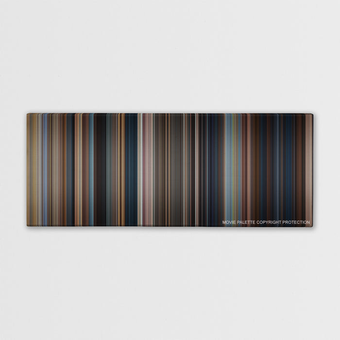 Jack Reacher color palette canvas print: thousands of thin vertical stripes of color