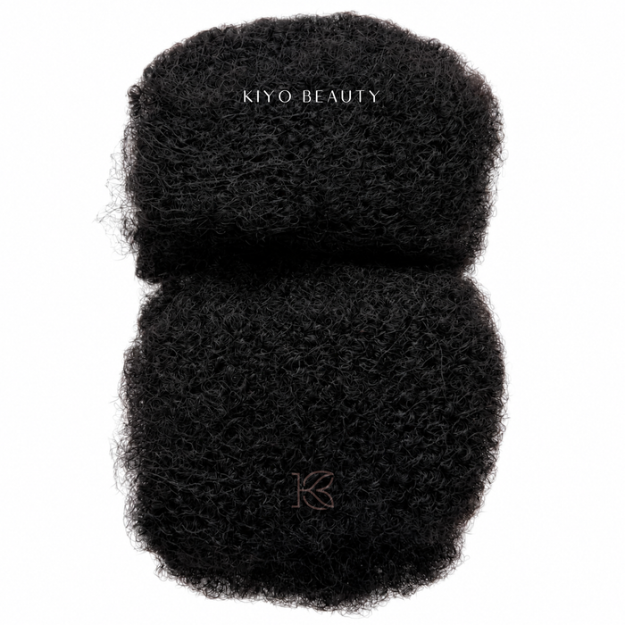 Jazzy Imani Afro Kinky Bulk 100% Virgin Human Hair 16" - Natural
