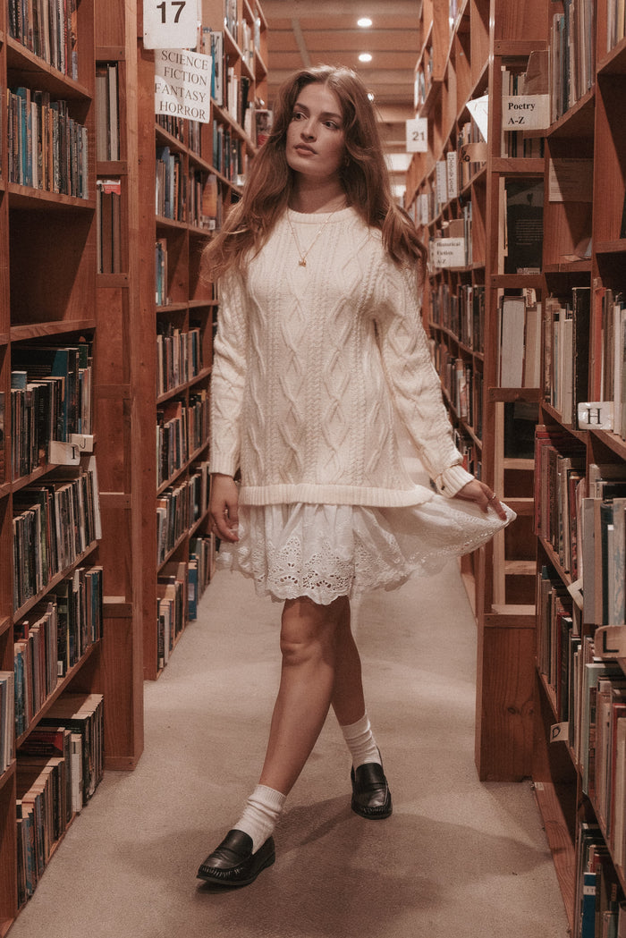 DRESSES Jesper Knit Mini Dress - Ivory