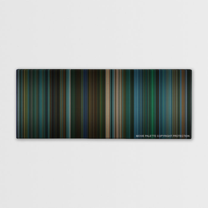John Wick: Chapter 3 - Parabellum color palette canvas print: thousands of thin vertical stripes of color
