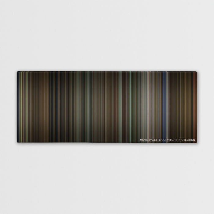 Jumanji color palette canvas print: thousands of thin vertical stripes of color
