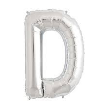 Jumbo Ballon Letters-Silver
