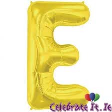 Jumbo Balloon Letters - Gold